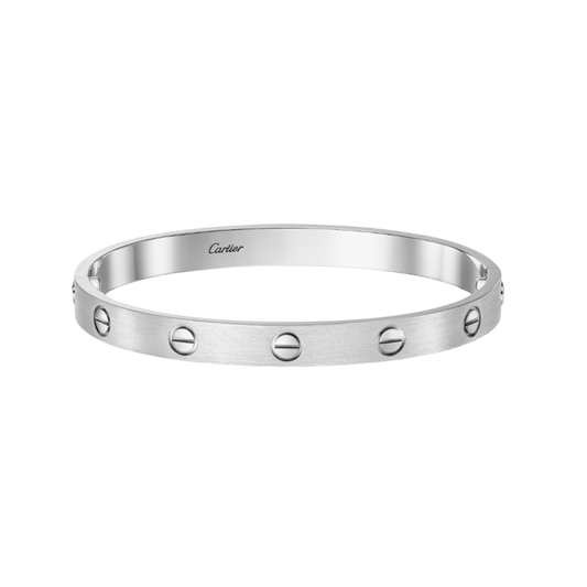 Cartier Love Bracelet, Classic Model, White Gold